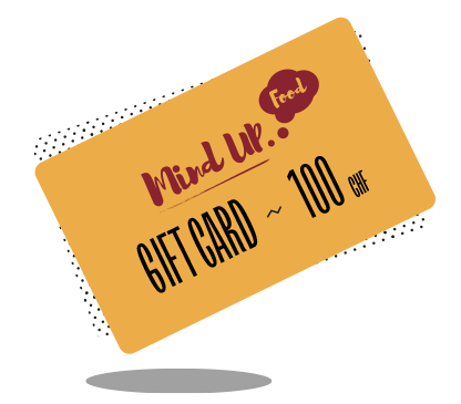 Mind Up Food Gift Card - 100 CHF