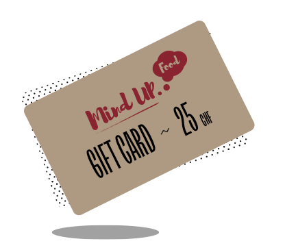 Mind Up Food Gift Card - 25 CHF