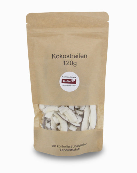 Der perfekte Low Carb Snack für zwischendurch für Jung und Alt. Die getrockneten Kokosstreifen sind reich an Mineralien wie Magnesium, Zink, Phosphor und Eisen. Diese dienen dem Stoffwechsel und verleihen einem natürliche Energie. Kokosstreifen, bio, vegan, glutenfrei