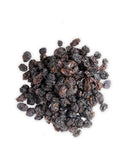 Die Korinthen kommen aus der Familie der Weinbeeren, wir kennen sie auch als Teil des sogenannten Studentenfutters. Sie enthalten die Vitamine C, A, E, B1, B2 und B6, dazu gesellen sich auch die Mineralstoffe Zink, Magnesium, Chlorid, Mangan, Schwefel, Kalium, Kalzium, Kupfer und Fluorid. Eine süssliche Beere die einem viel Power gibt.