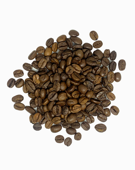 Die Vereinigung aus zwei Arabicas und zwei verschiedenen Robustas ergibt eine Harmonie die nach seinesgleichen sucht. Ein Espresso für jedermann mit gemächlichen 50% Robusta.